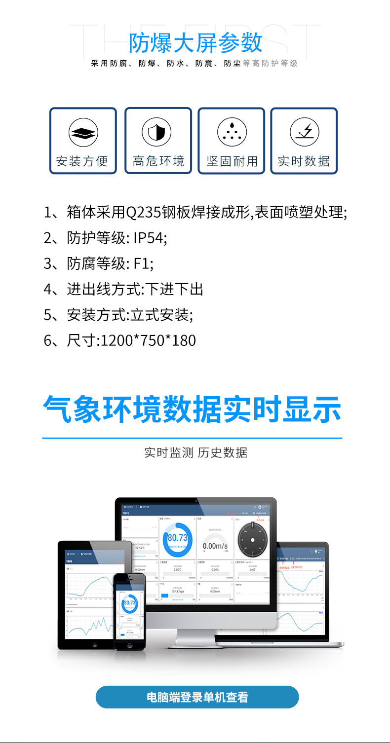 防爆五參數氣象站